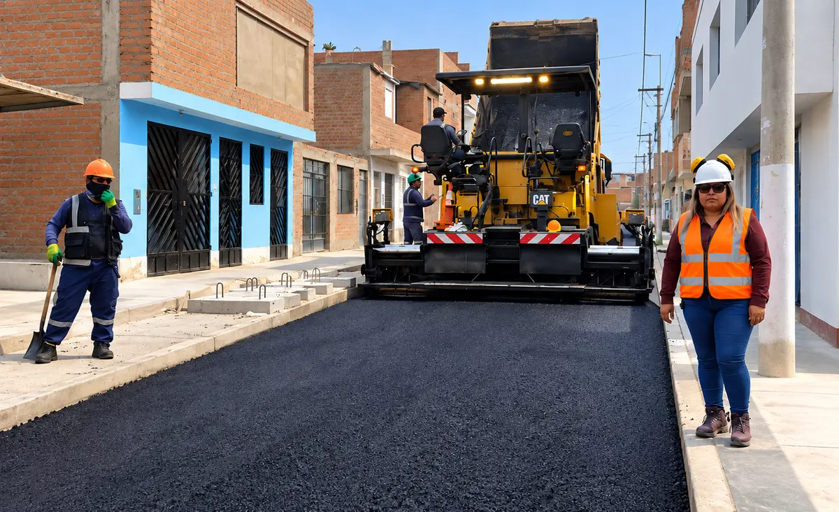 Obra INFRAESTRUCTURA VIAL: PISTAS Y VEREDAS